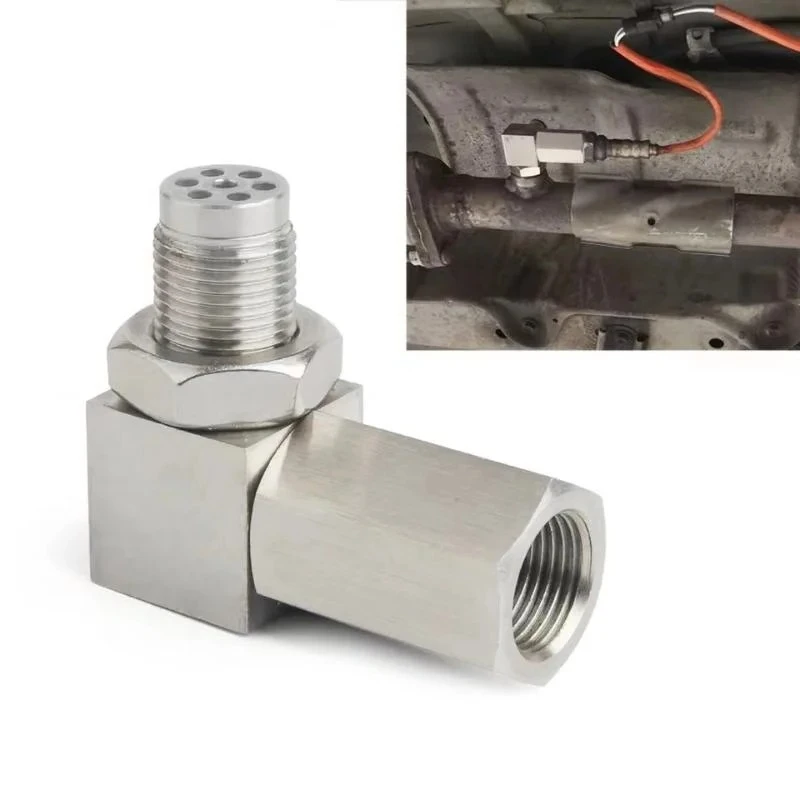 

1Pcs 90 Degree Car Sensor Adapter Connector M18 Oxygen Sensor Car 90 Degree Connector Auto Modification Accessories