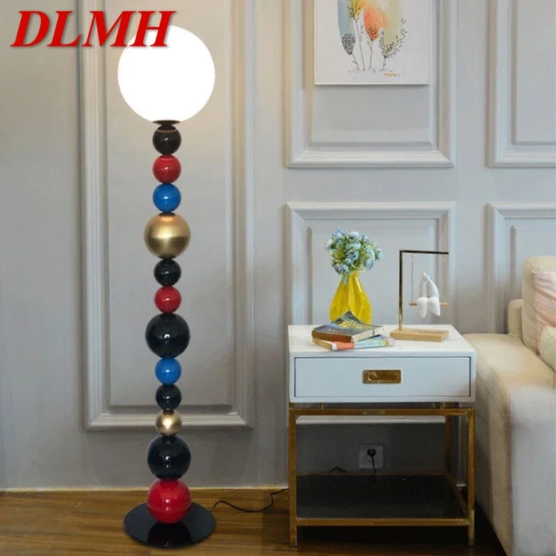 DLMH Modern Colour Floor Lamps Designer Creativity Sphere Living Rooms Bedrooms Sample room Minimalist art Lighting Fixtures