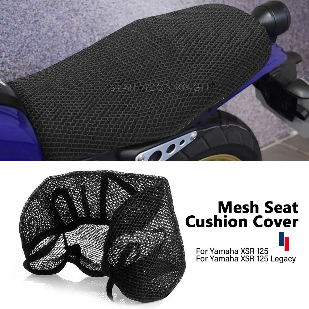 

Motorcycle Accessories For Yamaha XSR 125 XSR125 Legacy Breathable Waterproof Honeycomb Mesh Seat Cushion Cover