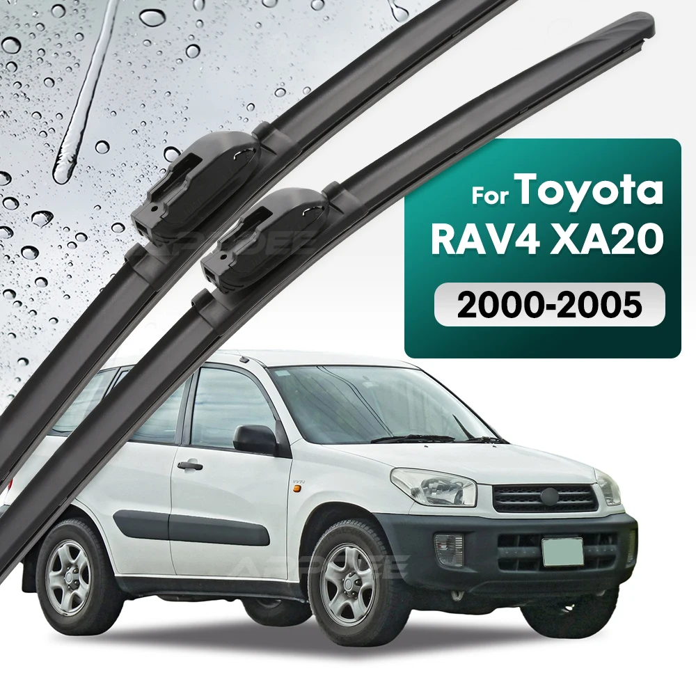 

Комплект щеток переднего стеклоочистителя из силикона и резины для Toyota RAV4 XA20 2000-2005, щетка для лобового стекла 24 "+ 19"