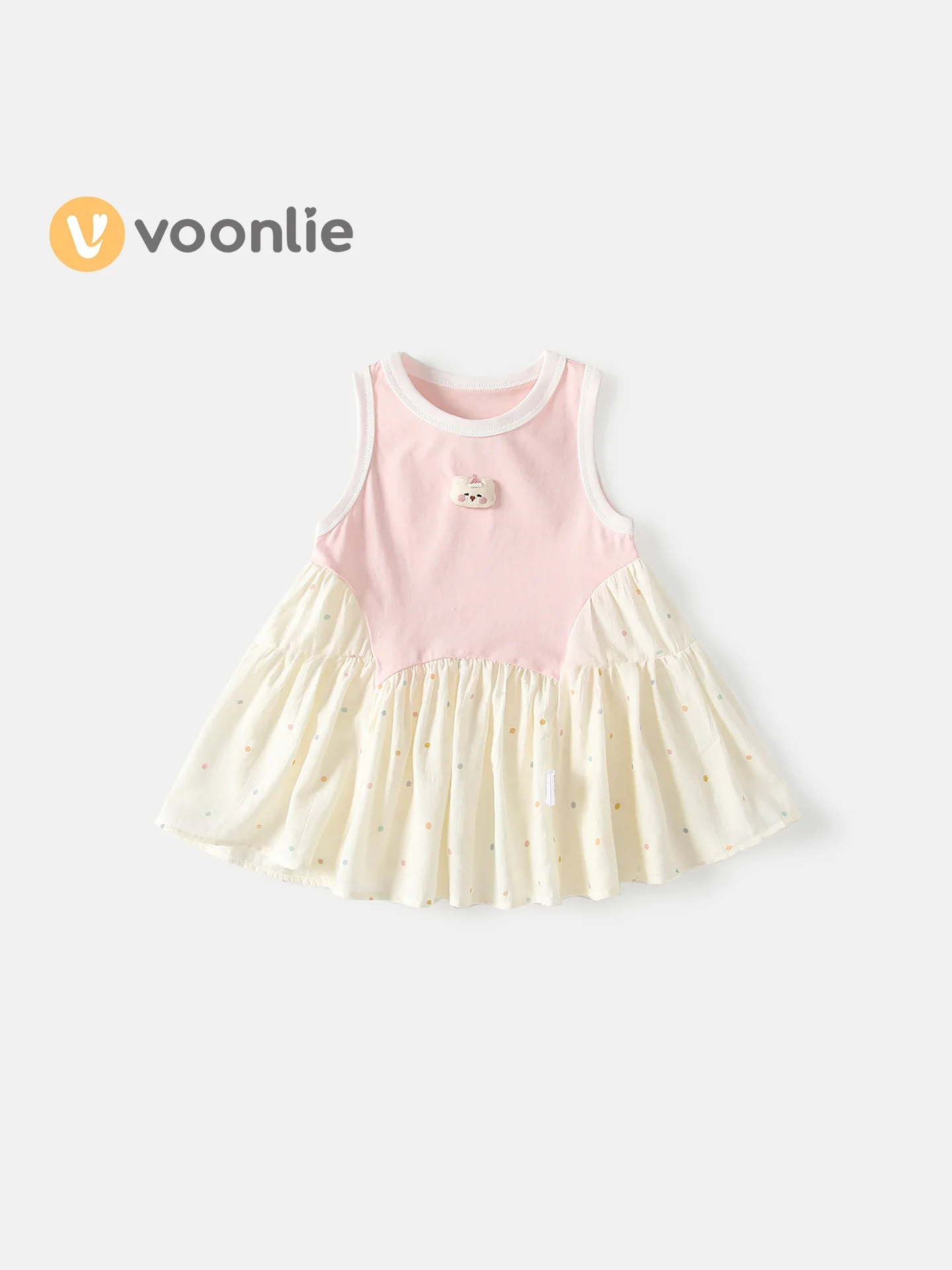 プリンセスドレス-夏服-女の子用-ベビーベストスカート-キュートスタイル-中程度の柔らかさの生地-日常着-aクラスの安全性