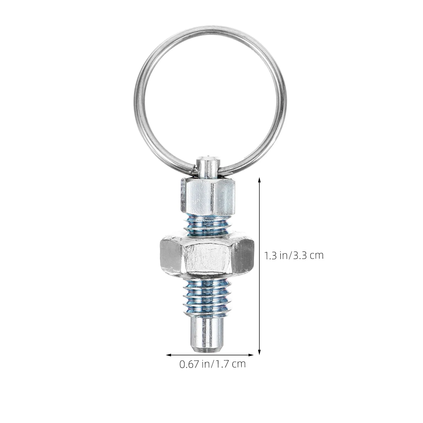 2Pcs Stainless Steel Spring Plungers 304 Positioning Pins Retractable Spring-Loaded Latch Pin Mechanical Fixing Accessories