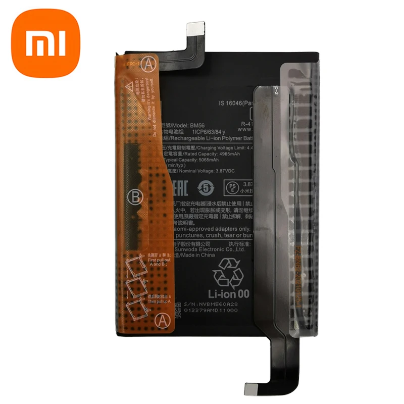 Fast Shipping 2024 Years 100% Original Replacement BM56 Battery For Xiaomi POCO F3 GT Redmi K40 Gaming Edition Phone Bateria