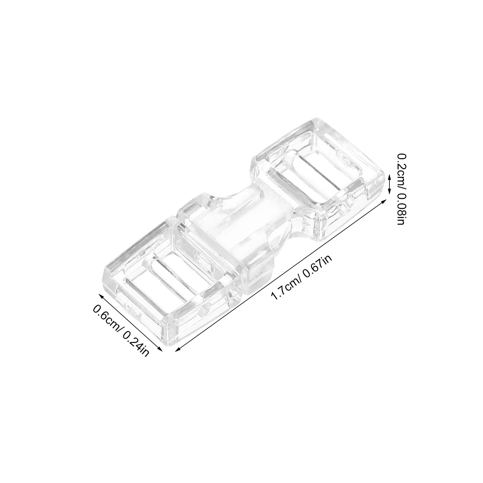 30Pcs Nail Extension Buckles Invisible Reusable Connectors for Quick Install Press On Nails Salon Tool