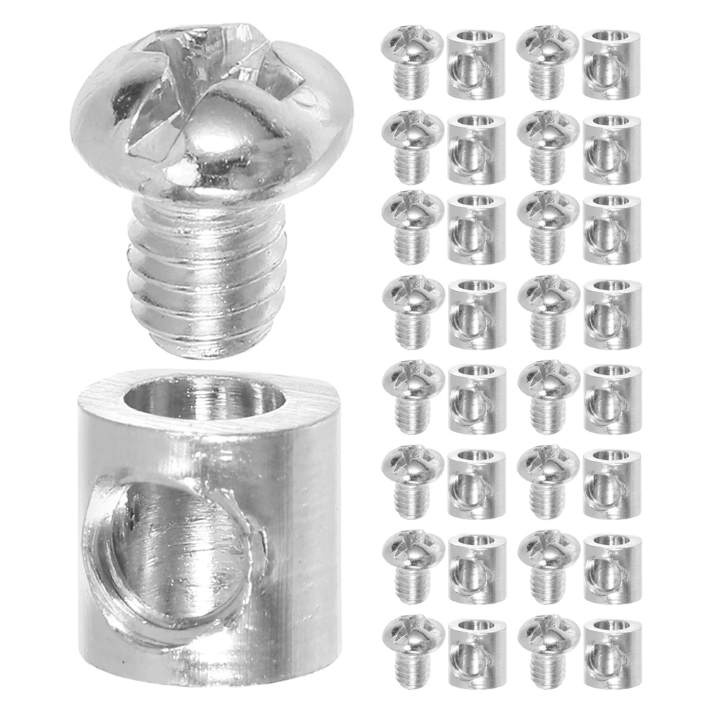 

30pcs Steel Wire Rope Self-Locking Clasps Adjustable Cable Clamps Quick Tightening Fasteners Compact Wear-Resistant For Outdoor