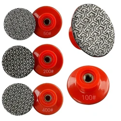 1pc 2 Inch 50mm Electroplated Diamond Polishing Pads Fast Removal Tile Glass Concrete Stone Sanding Disk Metal Polishing