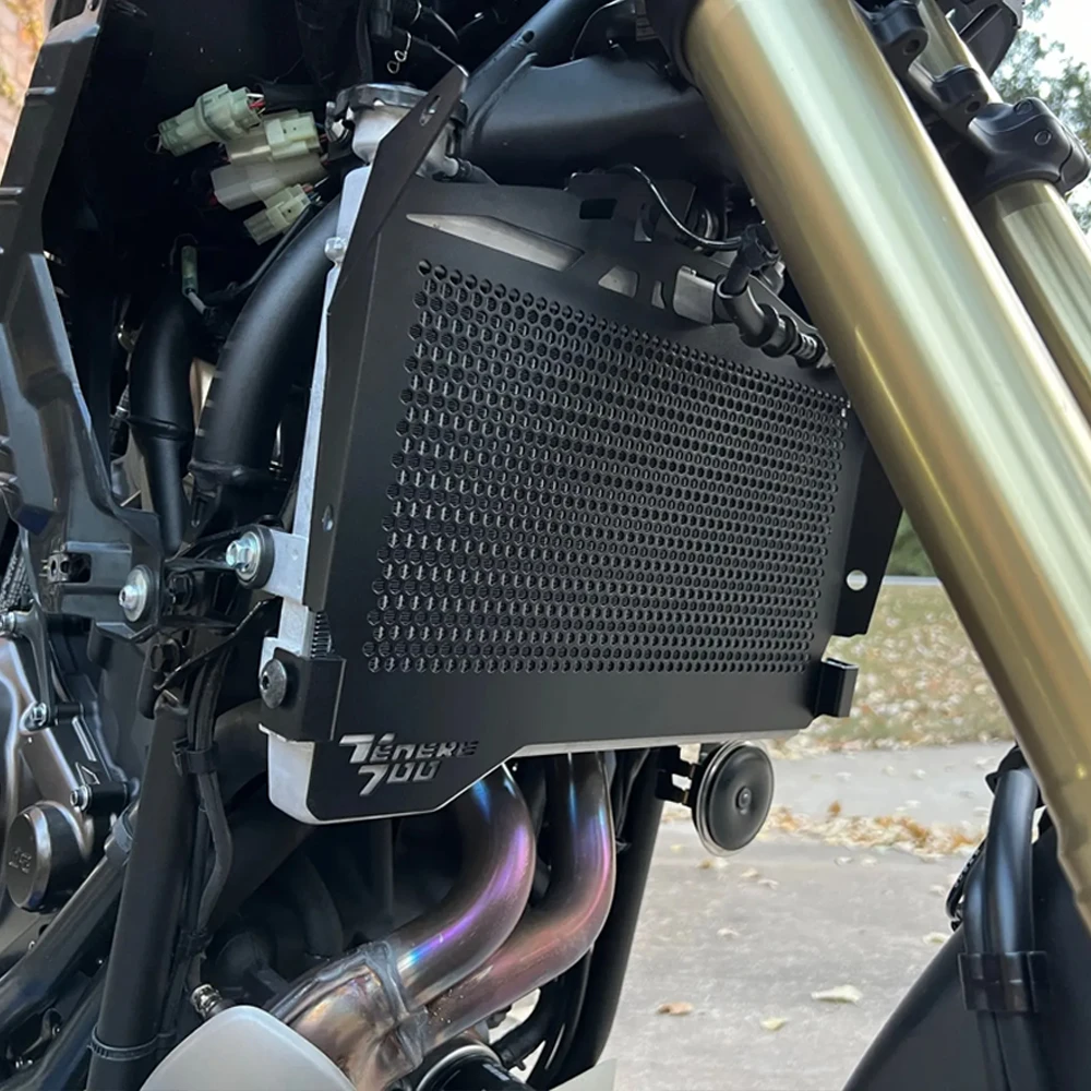 2024 Tenere700 المبرد الحرس حماية غطاء مصبغة حامي الشواية لياماها Tenere 700 T700 T7 2019 2020 2021 2022 2023 #2