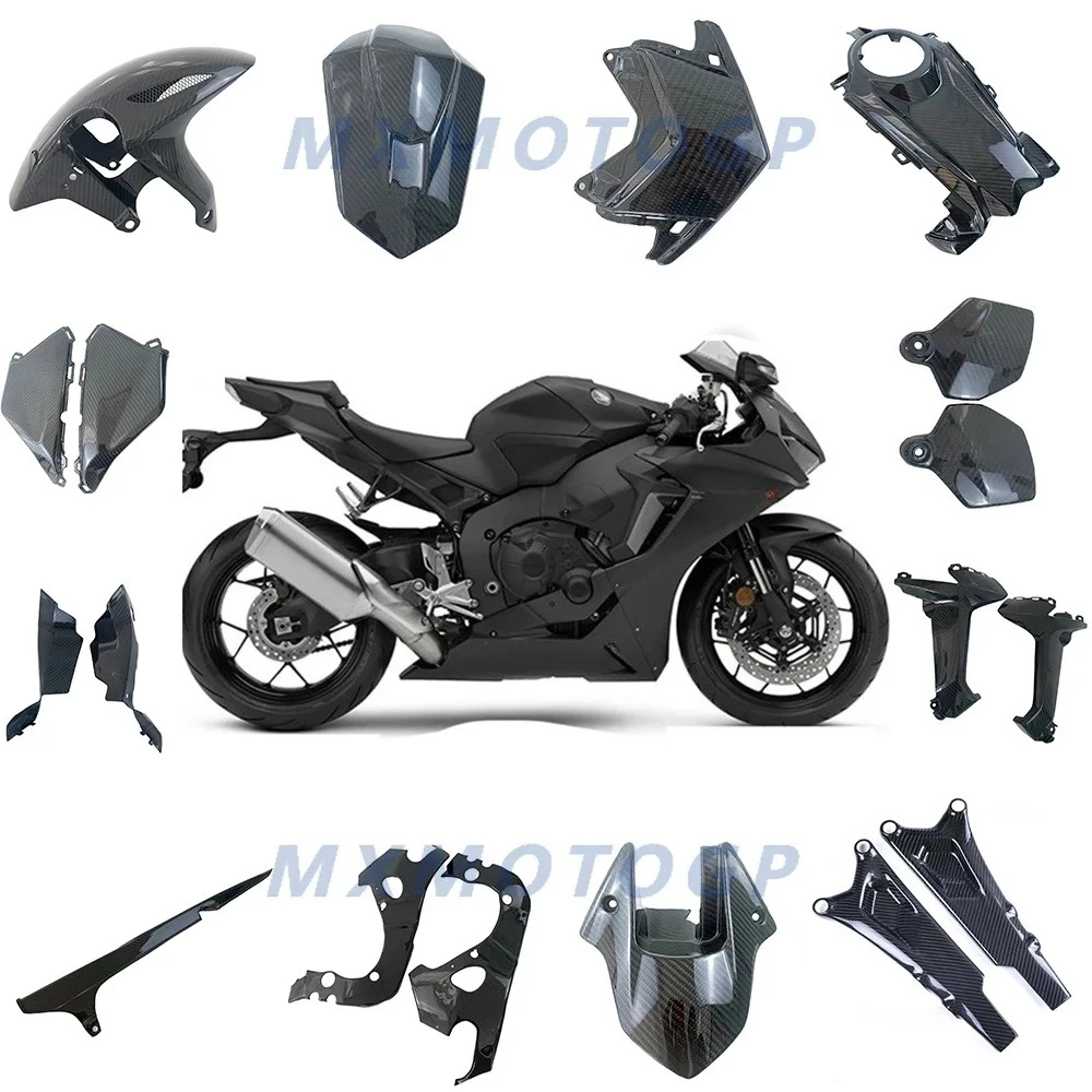 

100% Carbon Fiber For Honda CBR1000RR 2017 2018 2019 Side Panels Fender Swingarm Full Fairing Kits Motorcycle Accessories