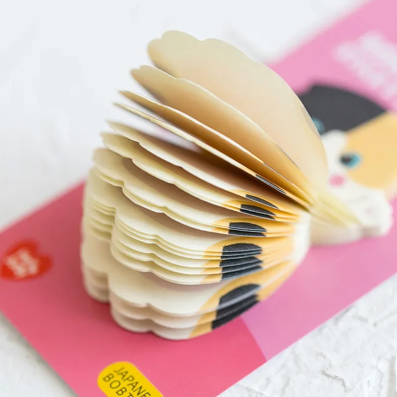 1 Pc Cute Cat Series Sticky Note Student Message Sticker N Times Memo Pad Scrapbooking School Label Stationery