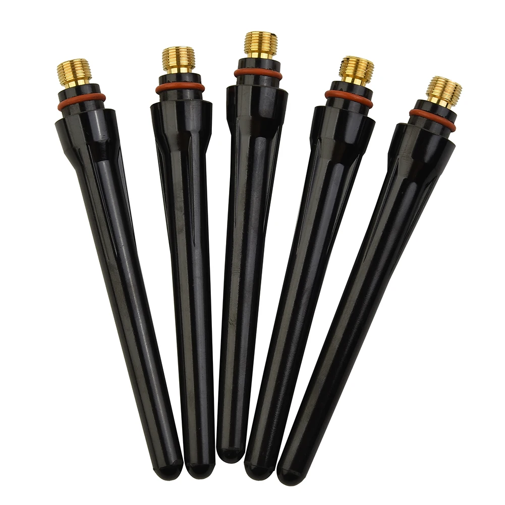 Black Long Back Cup Accessory For Tig Welding for torch Tool 57Y02 WP-17 WP-26 WP17 WP18 WP26 Well Hot New Black