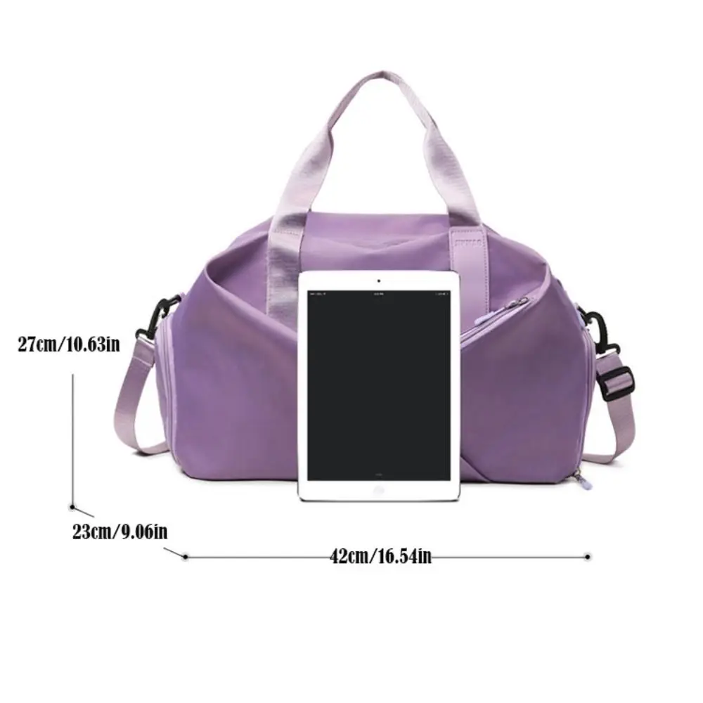 Large Capacity Sports Gym Bag Waterproof Hand Luggage Travel Dry Wet Bag Lightweight Dry Wet Separation Shoulder Messenger Bag