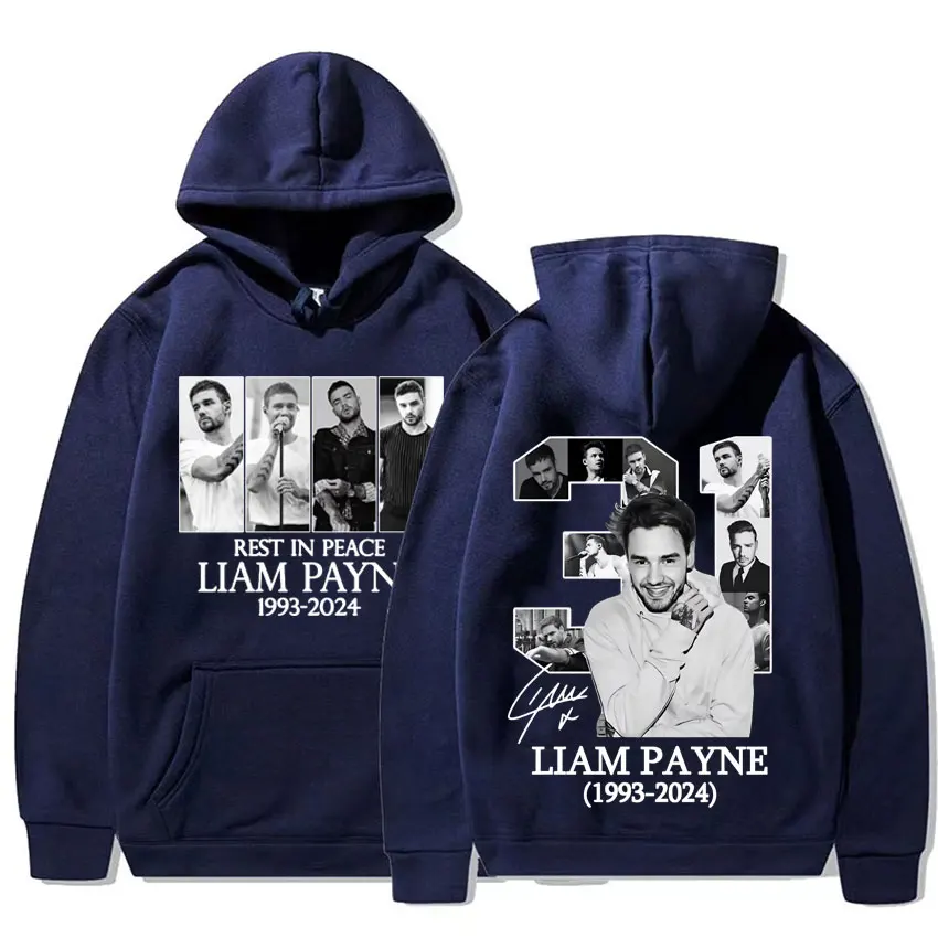 Rest in Peace Liam Payne RIP Tribute Hoodies Fans Gift Unisex Fashion Hip Hop Street Sweatshirts Men Casual Oversized Pullovers