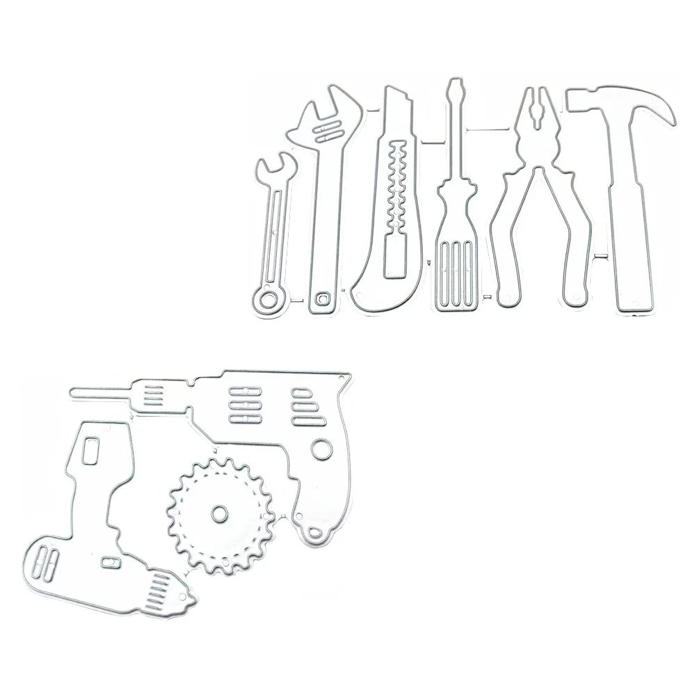 

2pcs Handcrafted Cutting Die Template Tools DIY Decorative Stencil Leaf Carbon Steel Embossing Mold Craft Making Storage