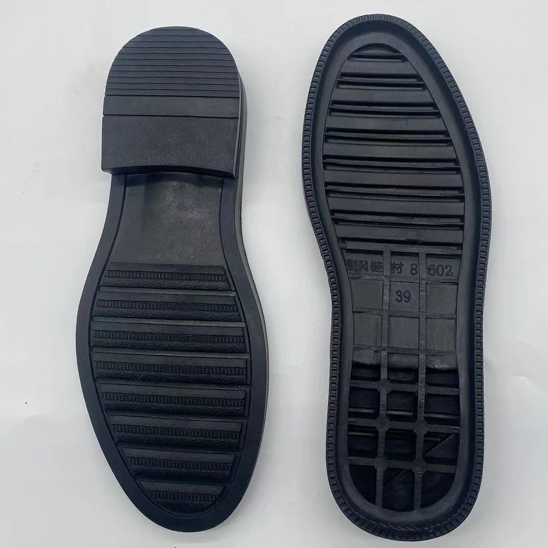 

Men's Rubber Heel oe Bot Replacement Parts with Head Sle for Leather oes Slip-resistant Materials Accories