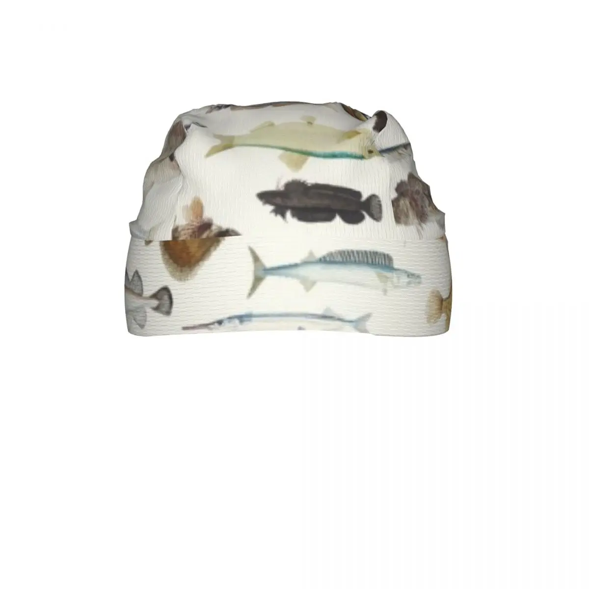 Fish Drawing Collection Sport Running Hiking Sunscreen Hood Headwear Cycling Cap Quick Dry Pirate Hat