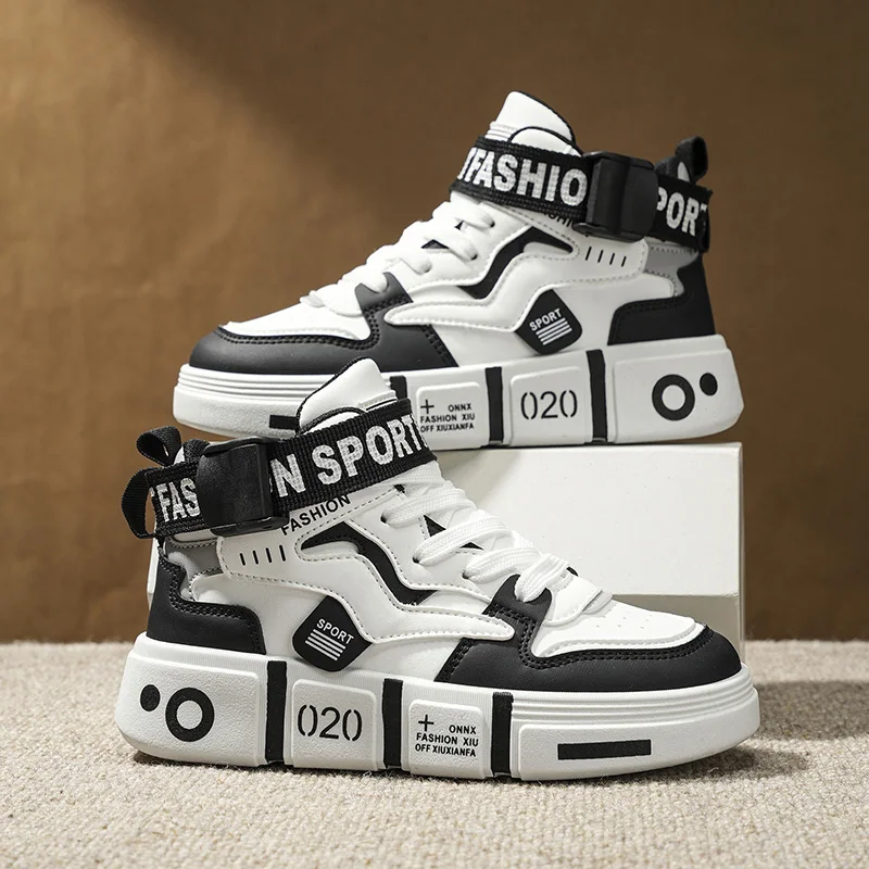 

Детские высокие туфли, кроссовки для мальчиков, повседневная прогулочная обувь, роскошный дизайн с принтом для детей от 6 до 12 лет, молодежная спортивная обувь для мальчиков