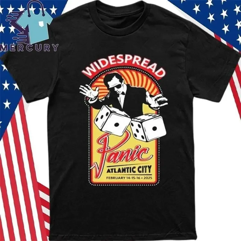 Widespread Panic Atlantic City 2025 T Shirt