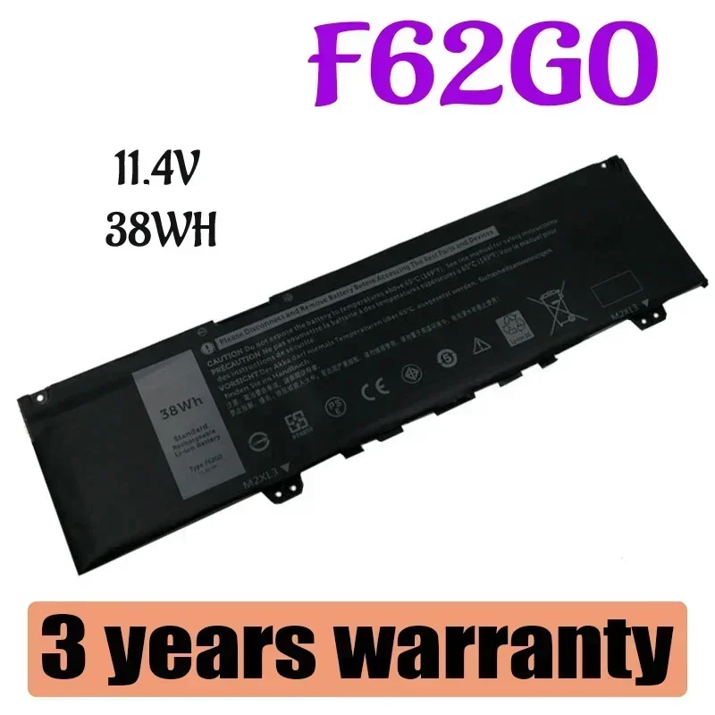 

Original Laptop Battery for DELL Inspiron 13 5370 7370 7373 Vostro 5370 RPJC3 F62G0 11.4V 38WH