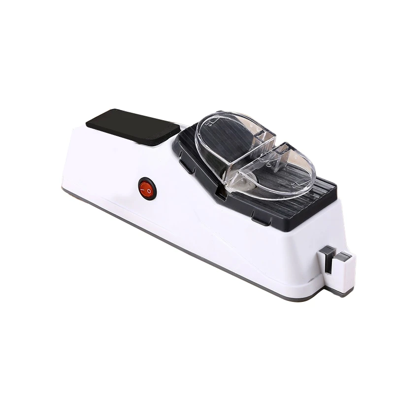 Electric Knife Sharpeners For Kitchen,Automatic Knives Sharpening & Polishing Helps Repair, Restore, Polish Blades White Durable