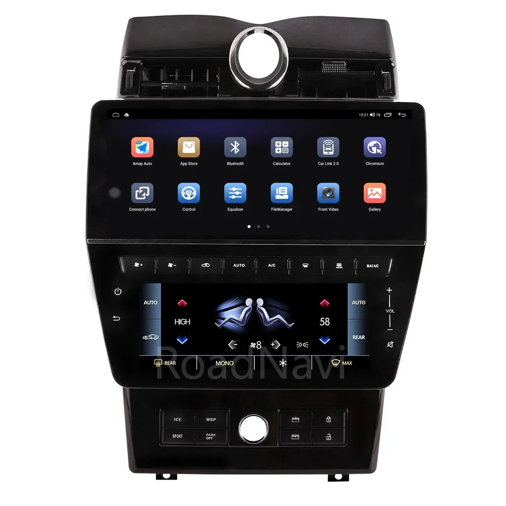RoadNavi Android Car Radio for Quattroporte 2004-2012  Car Multimedia Player Wireless Carplay 4G 360