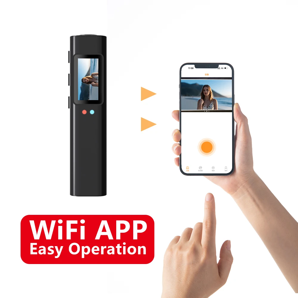 1080P 4K HD يمكن ارتداؤها نظارات كاميرا كاميرا رياضية محمولة واي فاي مسجل فيديو رقمي كاميرا فيديو DVR للقيادة في الهواء الطلق المشي لمسافات طويلة #5