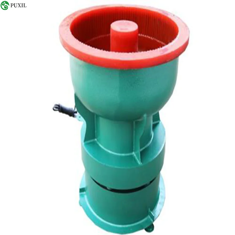 Vibratory polishing grinding machine straight mouth discharge material vibratory polisher machine 220/380V 550W Vibratory polish