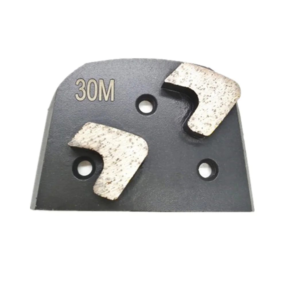 HT trapezoidale calcestruzzo diamantato piastre abrasive testa abrasiva diamantata a legame medio per sistema di molatura 12 pezzi
