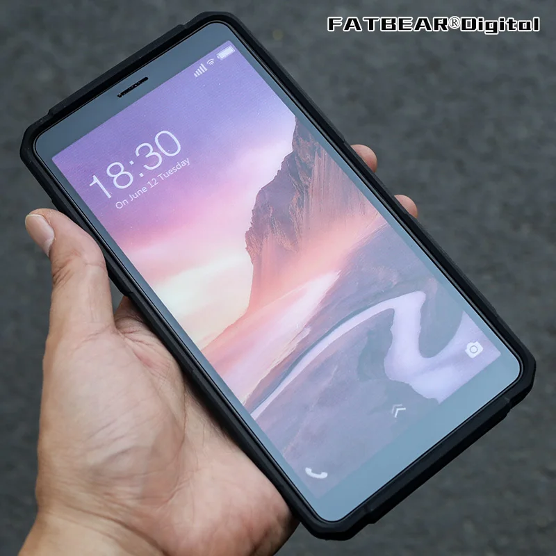 Fatbear-Coque de protection robuste de qualité militaire, armure antichoc pour Xiaomi Mi Max 3, Max 2, étui en peau