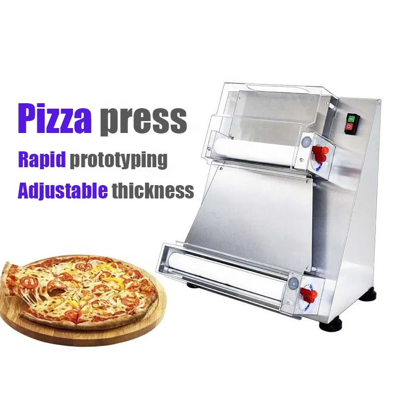 Commercial Pizza Dough Base Sheeter Grain Processing Machinery With Motor & Engine 220V 370W