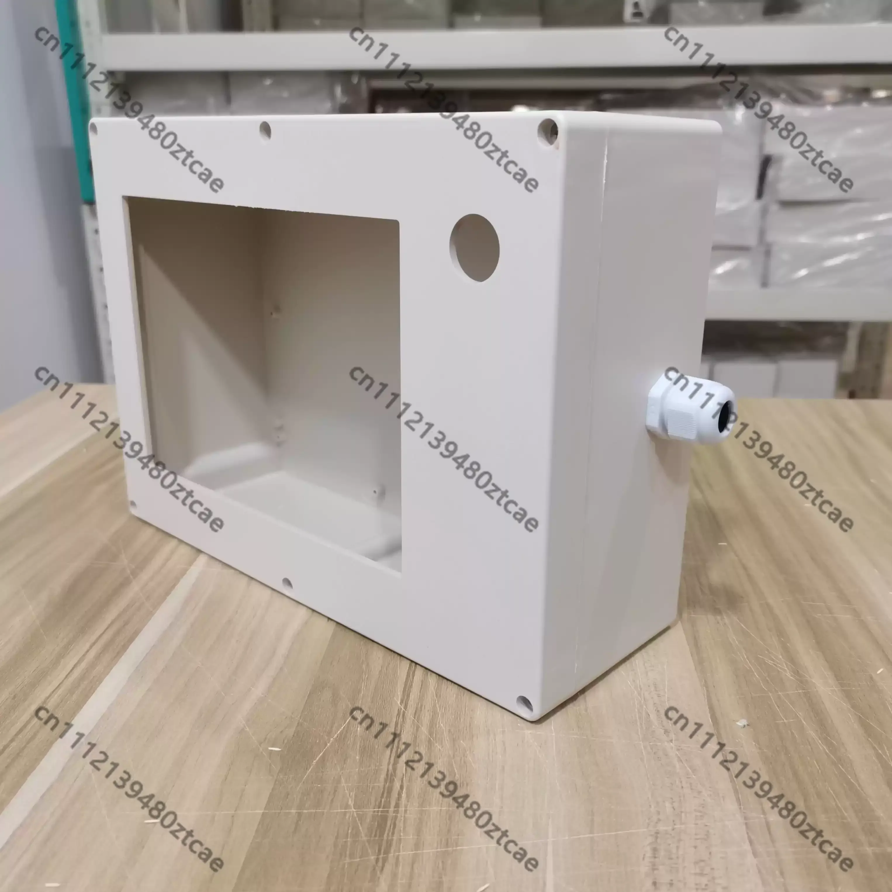 7 Inch HMI Touch Screen Installation Box Plastic Shell PLC Control Box 100mm Thick Electrical Box Housing