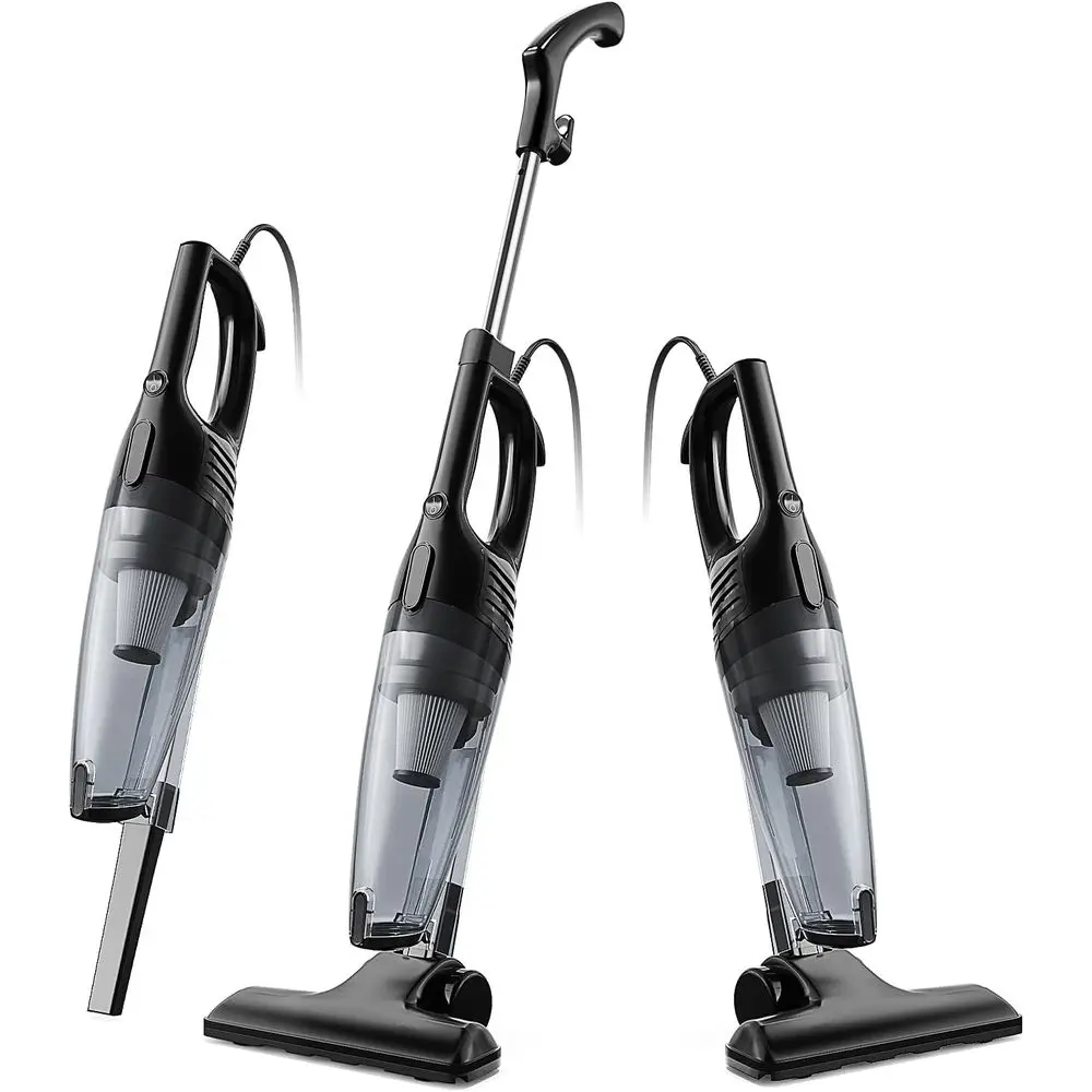 

Corded Stick Vacuum Cleaner – 15000Pa Suction 600W Motor, 3 lbs Design for Pet Hair, Hard & Low-Pile Rugs | 1L Dust Cup, 16.7ft