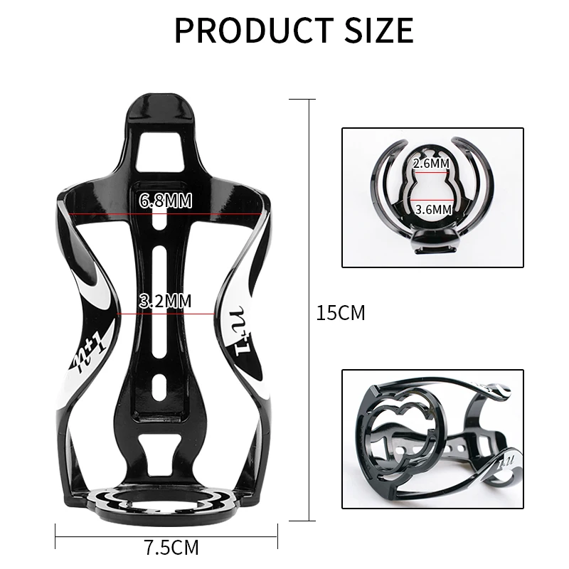 

N+1 BC159 Bicycle Water Bottle Holder with Fixed Feature for Cycling Sports bike accessories