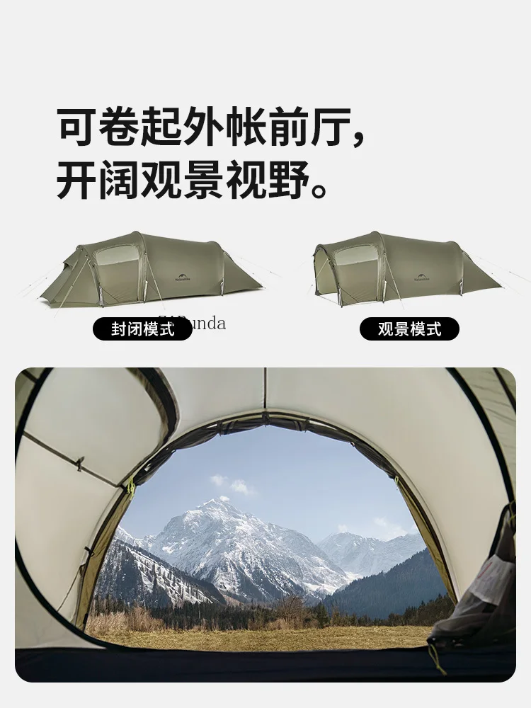 Lichtgewicht wandeltent Outdoor Camping Camping Grote ruimte Ramphulptent