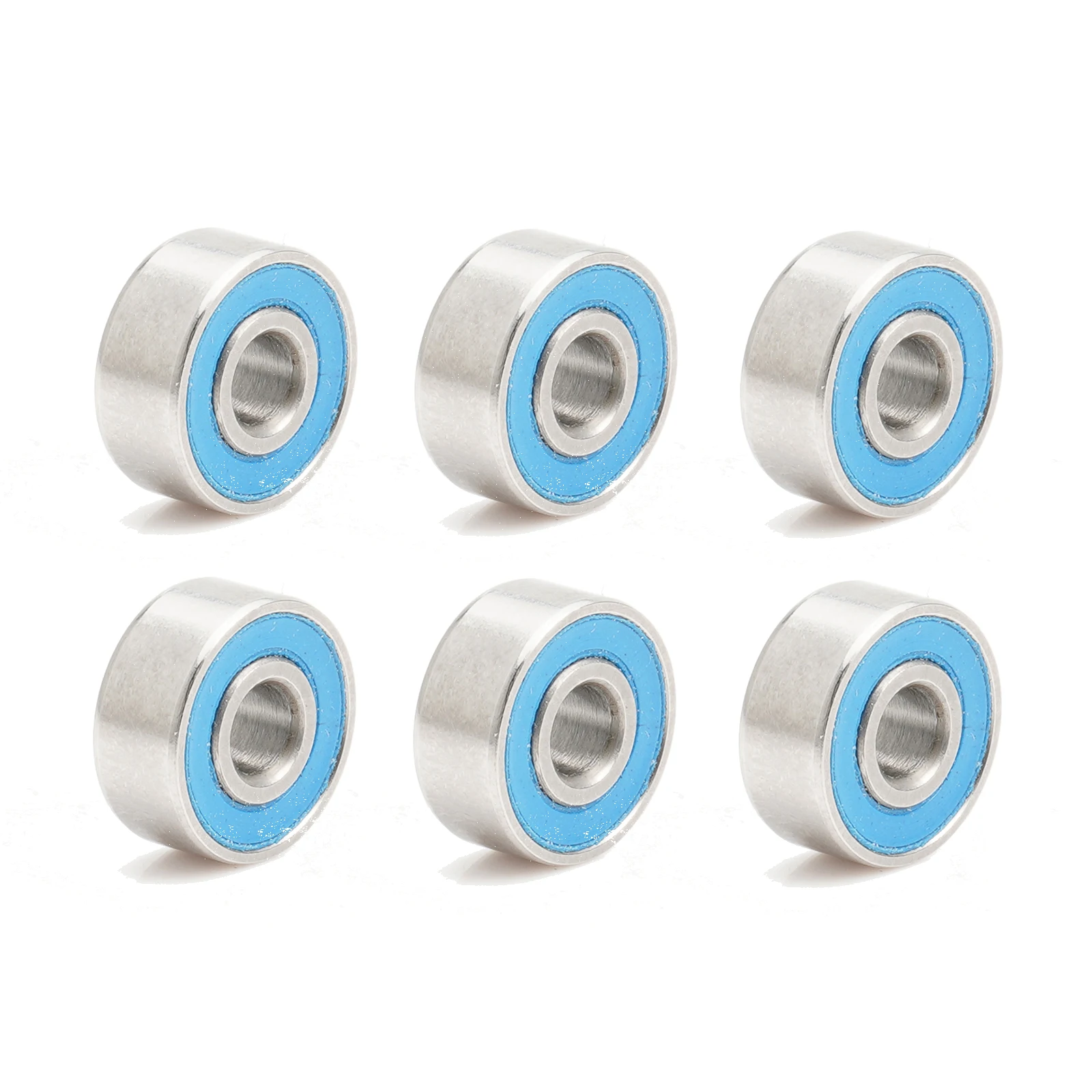 R2-2RS Bearings Blue Sealed 3.175*9.525*3.967 mm ( 6 PCS ) R2RS Shaft Ball Bearing R2 Parts For Hobby RC Car Truck