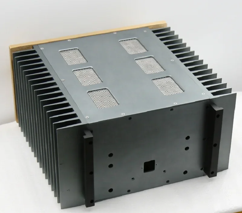 

TLF BZ-A35 Colorful Custom Audio Double Radiator Aluminum Case for Power Amplifier Enclosure and Digital Instrument Chassis