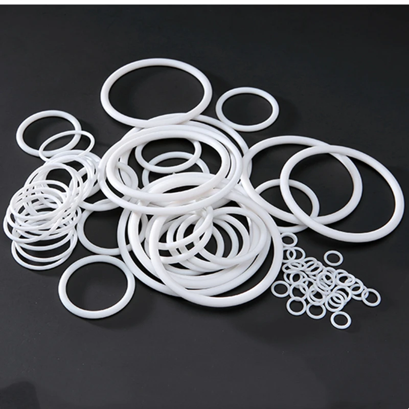 

10x PTFE O Ring Washers CS 2mm 2.3mm 2.4mm 2.5mm 2.6mm 2.62mm 2.65mm High Lubrication Insulation Heat-resist Gasket White