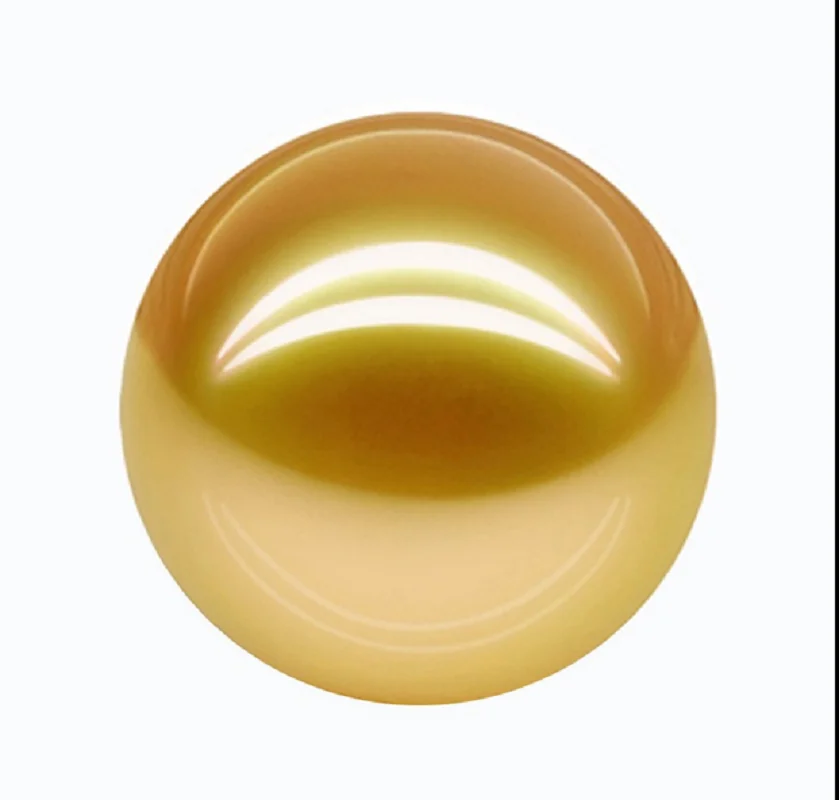 Charming 9-10MM NATÜRLICHE MEER ECHTEM GOLD LOSE PERLE UNGEBOHRT 0886