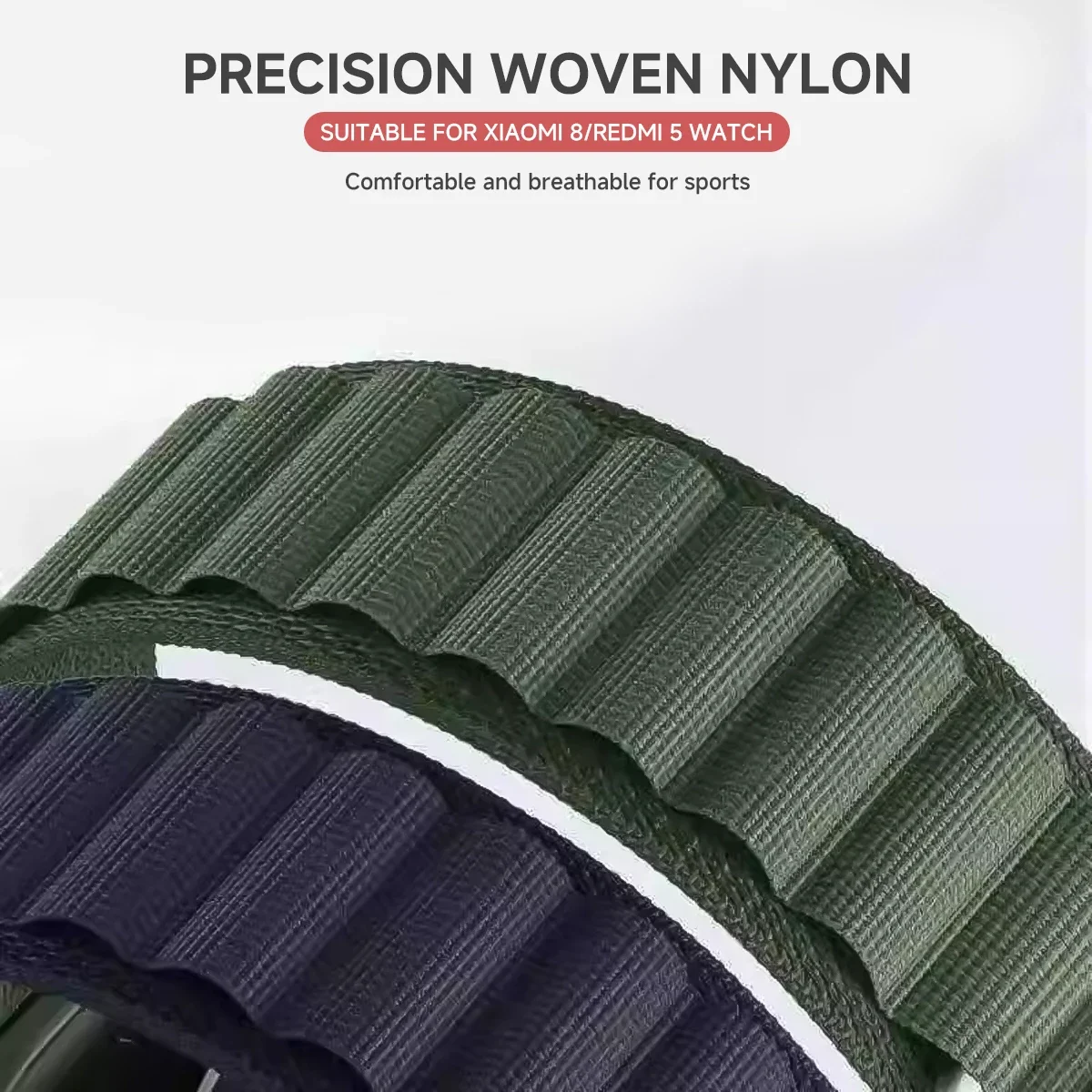 20 مللي متر 22 مللي متر حزام نايلون لساعة سامسونج جالاكسي 7 6 5 4 كلاسيك جير S3 نشط 2 حلقة كوريا سوار Amazfit GTS 2 3 4 باند صغير