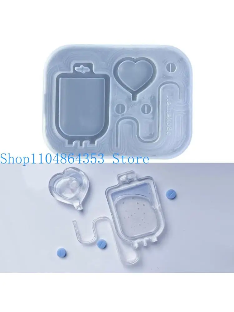 

652F Nurse Theme Crystal Epoxy Resin Mold DIY Jewelry Pendant Craft Casting Tools