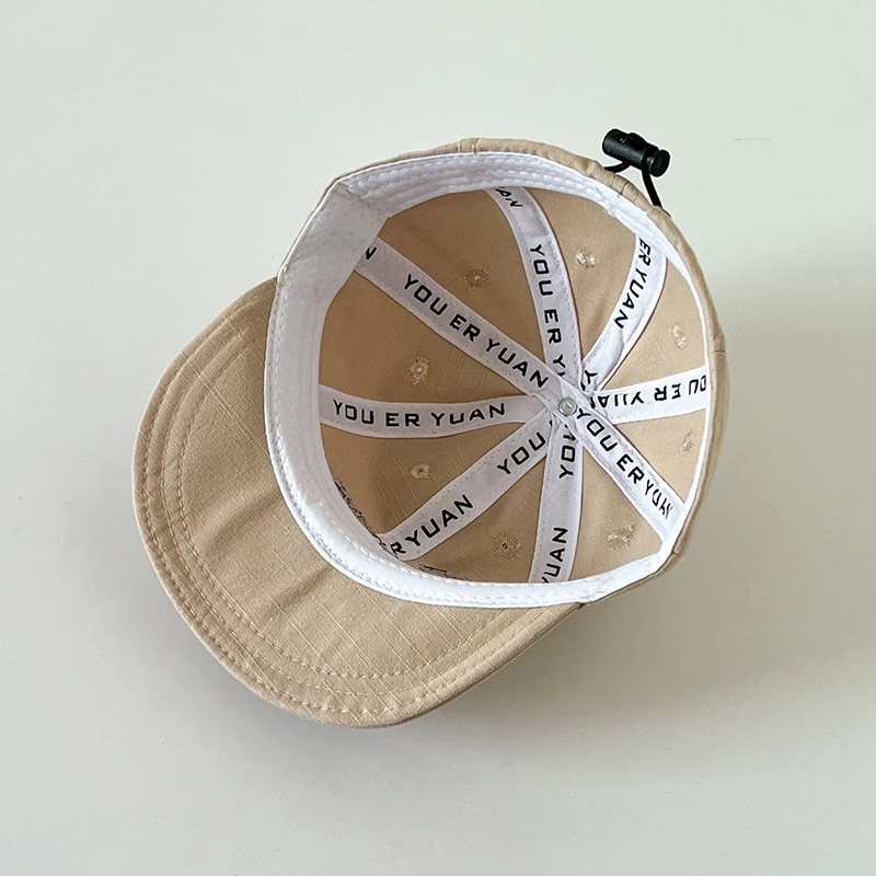 Sombreros de béisbol con estampado de letras para bebé, sombrero de Sol para exteriores, gorras de algodón con visera, primavera y verano