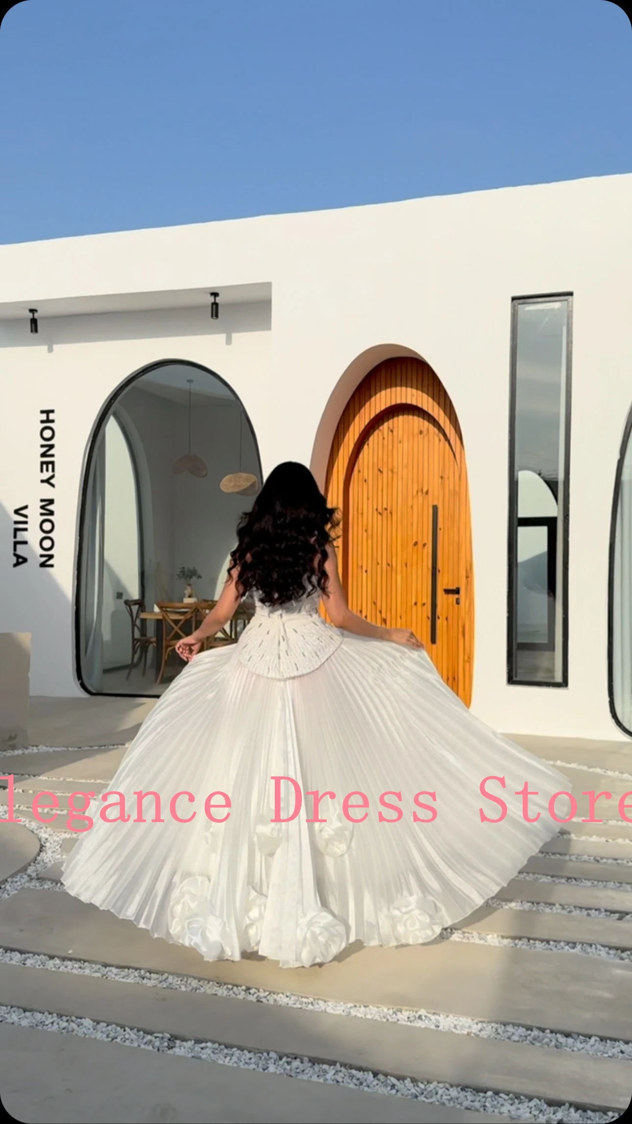 Robe de soirée en Satin cristal, personnalisée, sans bretelles, exquise, tempérament, sans manches, Photo, couleur, fleurs plissées, D