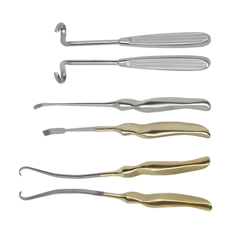 

1pcs Rib Cartilage Pull Hook Stripper Left and Right Shovel Type Stripper Nasal Rhinoplasty Instrument Stainless Steel