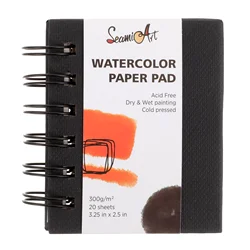 Zeichen papier Pad Künstler Zeichnung liefert Malbuch Aquarell Malpad Aquarell Spule Buch Buch