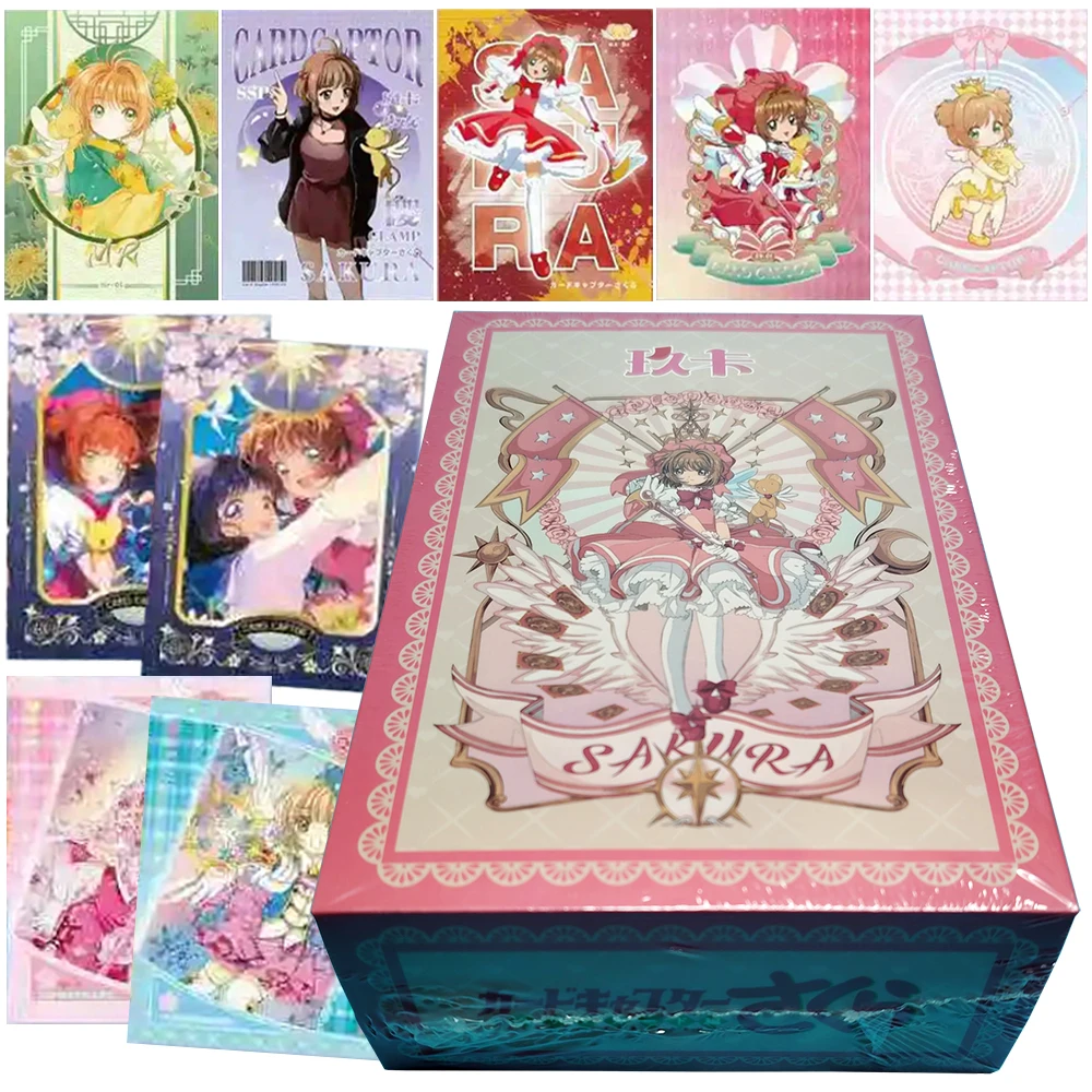 

Коллекционная карточка Card Captor Sakura: Лимитированная серия, тема «Магическая девушка», аниме, тема «Тюльпаны», карточка с персонажем, подарок для детей и любителей аниме