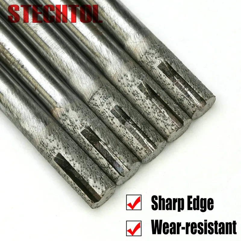 6–16 mm flaches Ende, gesinterte Steinwerkzeuge mit Nut, Diamant-CNC-Fräser, Gravurschneider, Schlitzen, Bodenfräsen, Schneiden von Granit – Detail 18