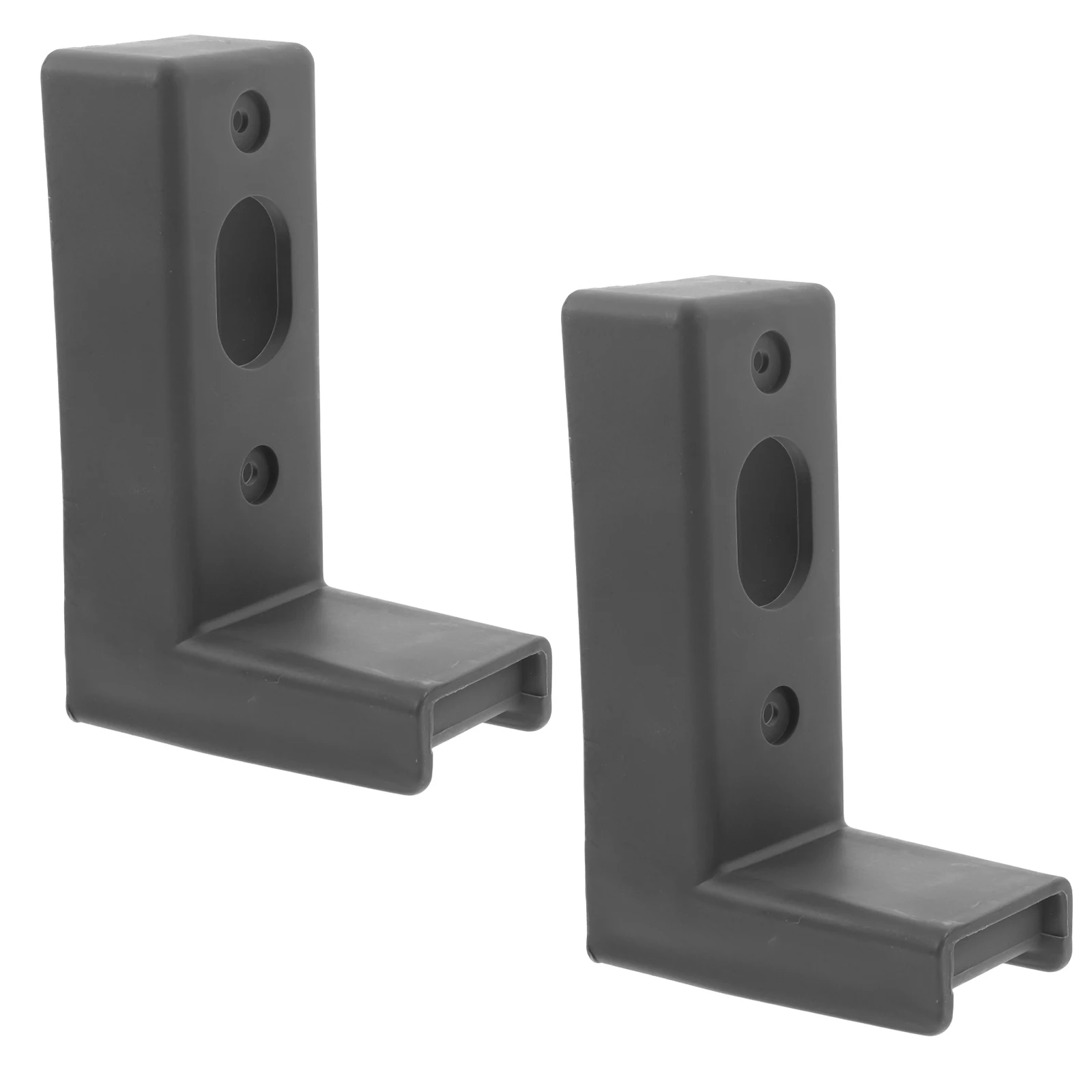 

Barbell Stand Hooks Rack Accessories Storage Black Fitness Durable PP Material Adjustable Height Space Saving Gym Equipment