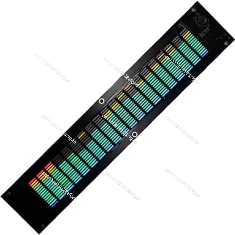 Electronic 12V LED Music Display Multi-Mode DSP Equalizer Level Indicator Light Rhythm Analyzer On-Board
