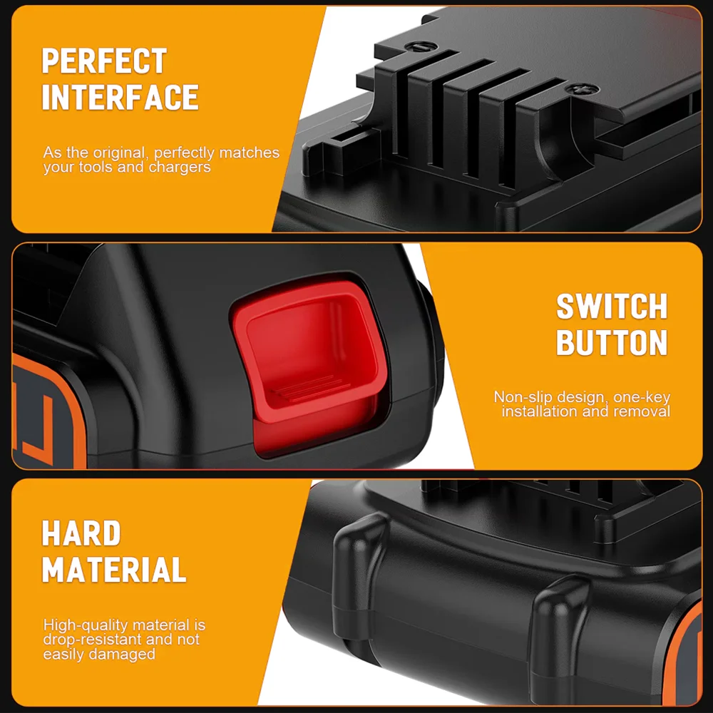 6Ah/10Ah 18V 8.0Ah BL2018 Blac - Black+Decker Tool 20V Max review and price