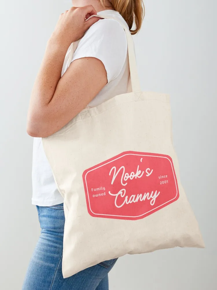 Nook's Cranny Tote Bag Canvas Women's shopper bag foldable reusable bag Canvas Tote