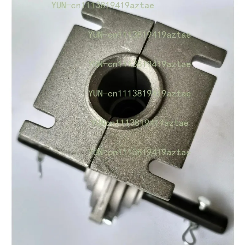 Lawn Mower Weeding Trenching Wheel Assembly Copper Gear Spindle Aluminum Housing Gearbox Parts